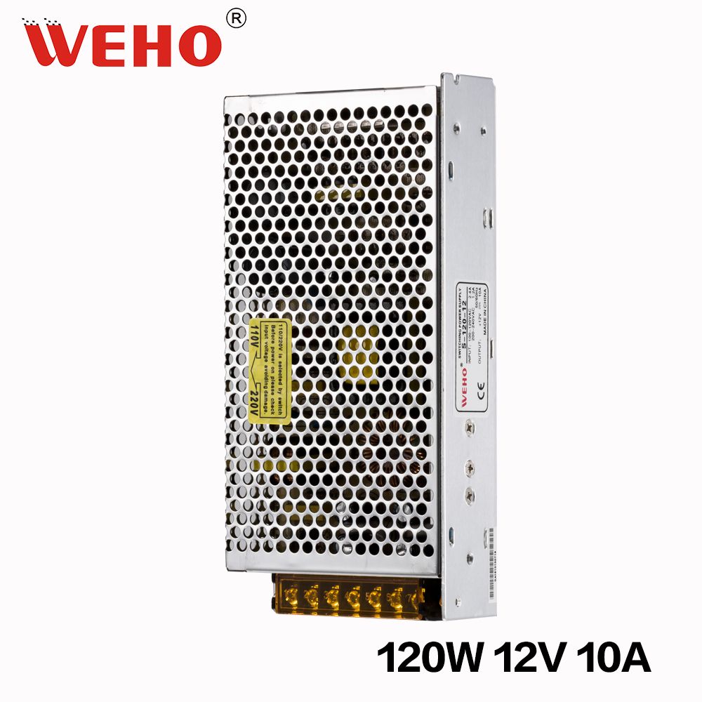 AC Input Adjustable DC 120W 12V Power Supply