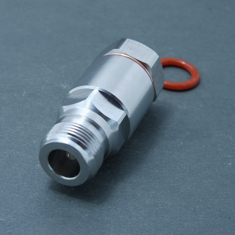 RF Female Clamp N Connector for 1-2 Foam Feeder Cable