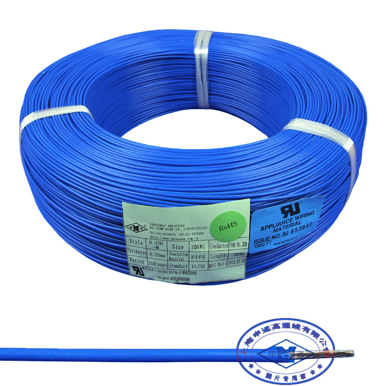 UL10393 26 28 AWG PTFE Teflon Wire for Electric Components