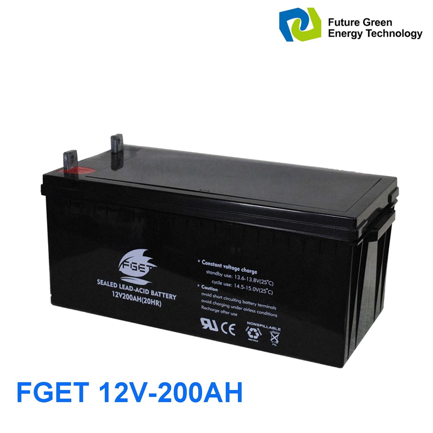 12V-200ah Deep Cycle Solar Power Gel Battery for Solar Panel