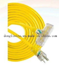 Tripple End Extension Cord with UL ETL Approval