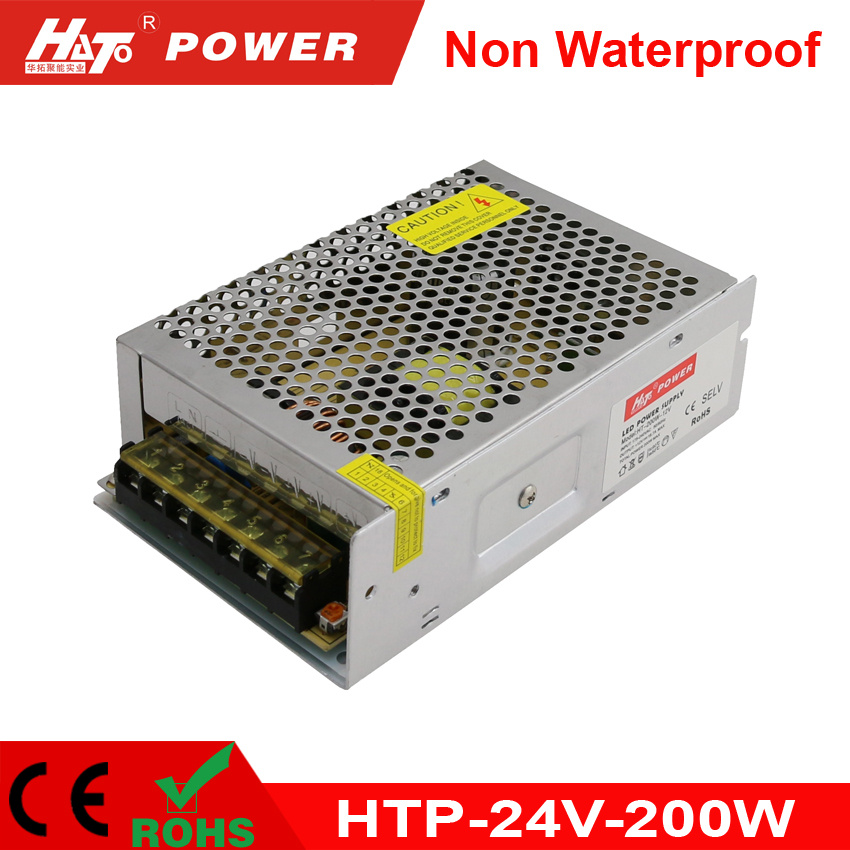 24V 8A 200W LED Transformer AC/DC Switching Power Supply Htp