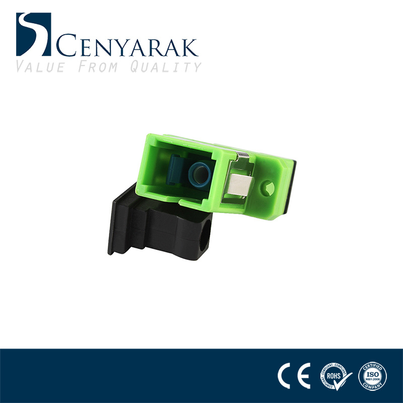 Sc Type Simplex Plastic APC Fiber Optic Coupler