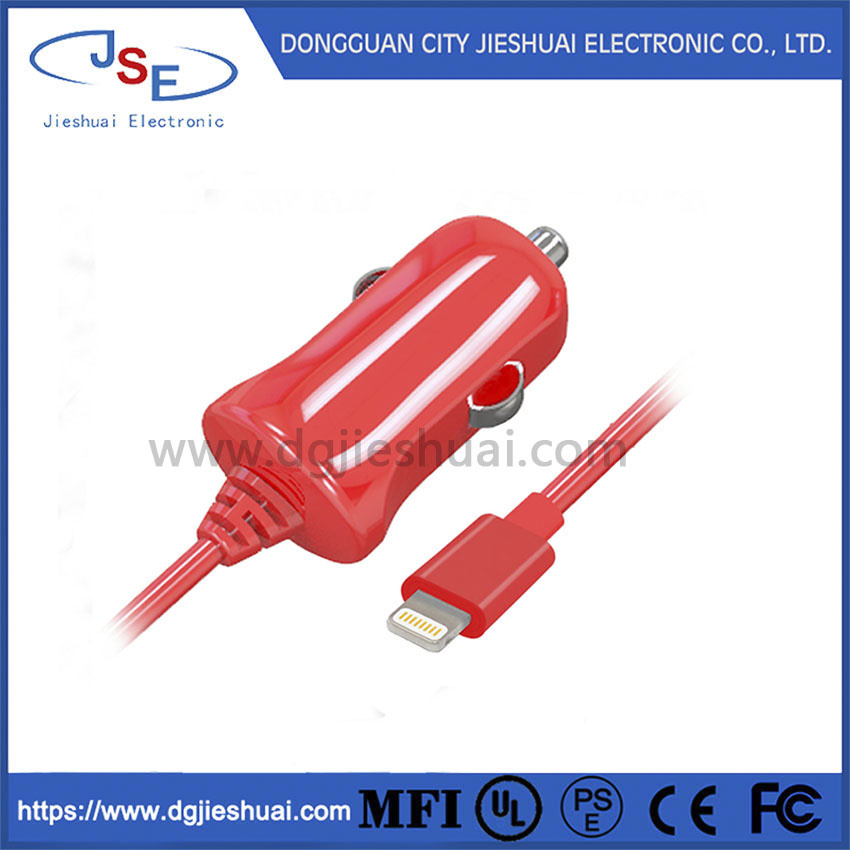 New Fast Charging Lightning Car Charger for Apple iPhone