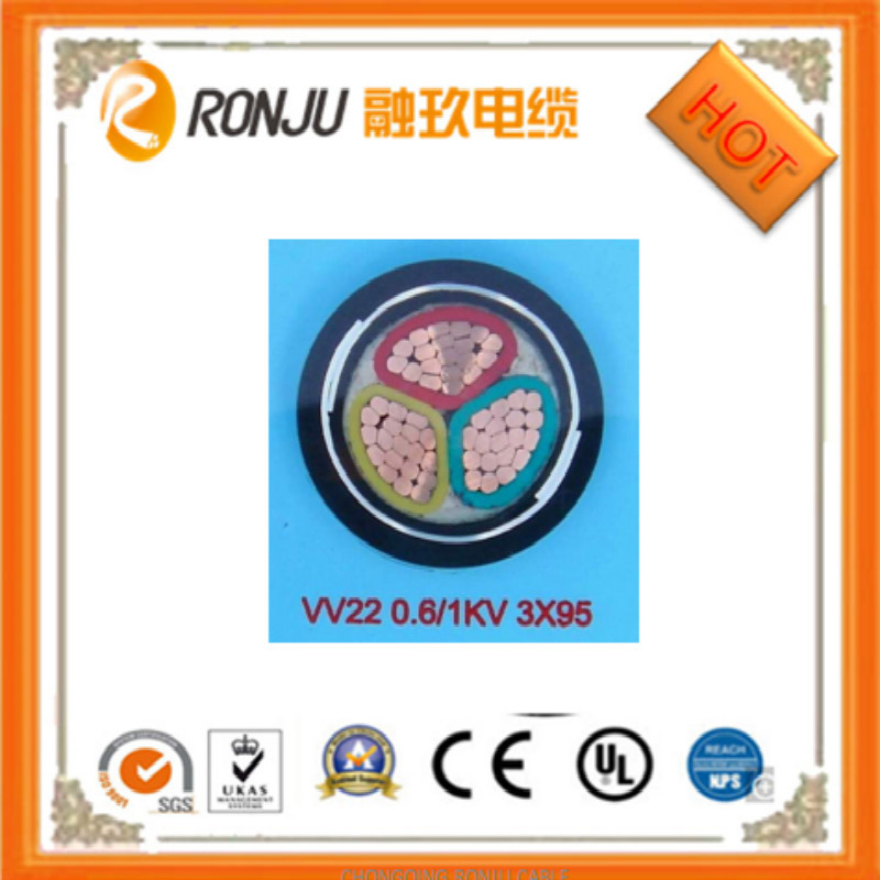 Copper Core PVC Insulation Steel Tape Armored PVC Sheath Power Cable