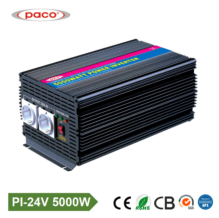24V Air Conditioner Modified Sine Wave 5000W Power Inverter