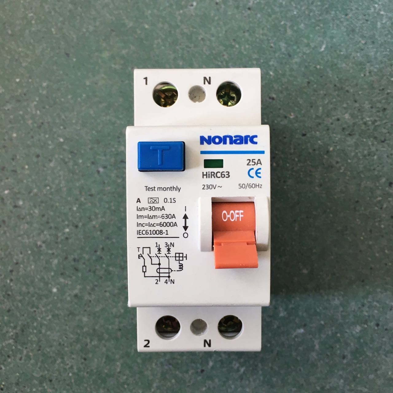 Hyundai RCCB 25A 32A 40A 63A 30mA Hirc63 Residual Current Circuit Breaker