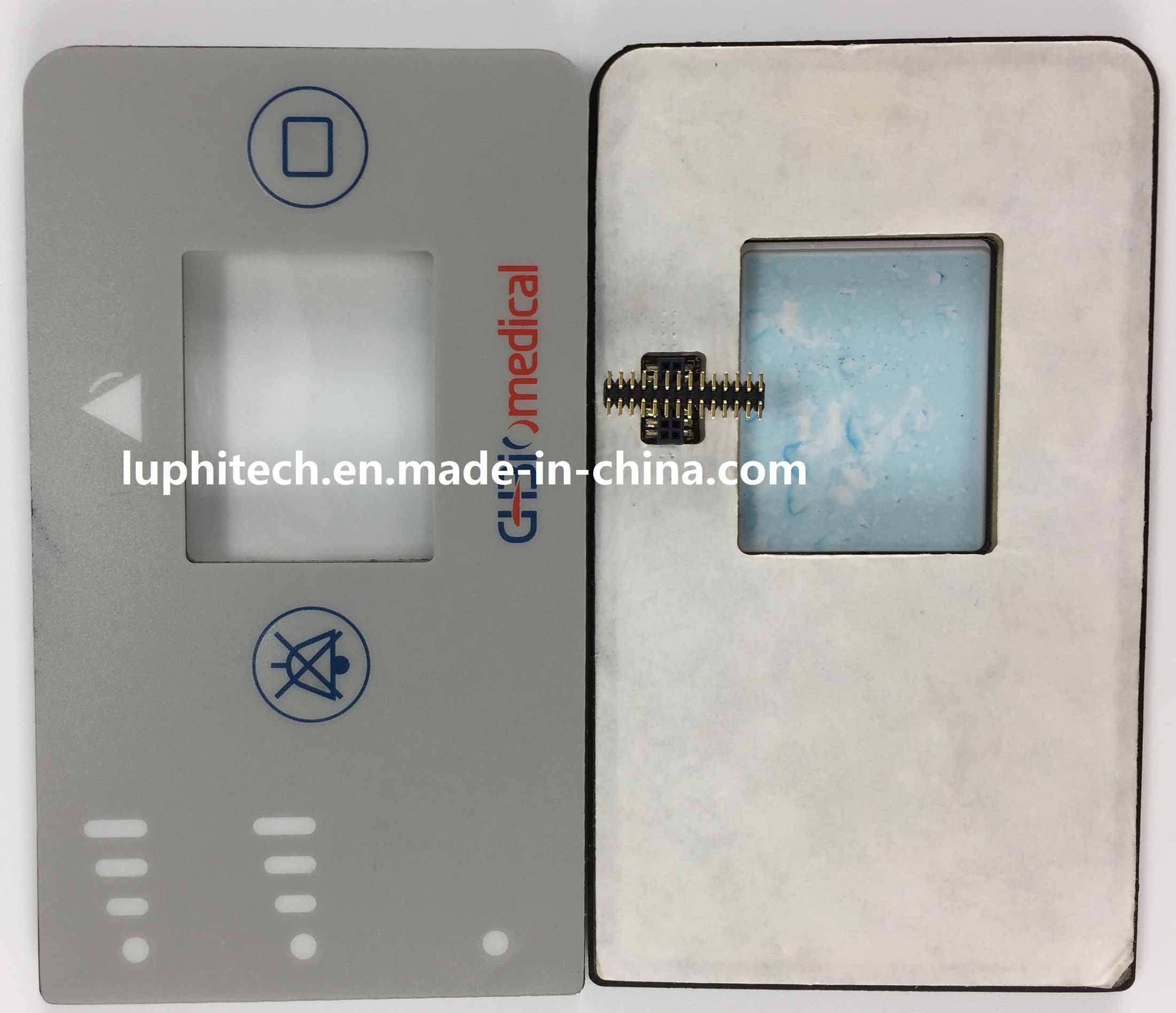 Silicone Rubber Buttons Enbossing Pet Keypad Membrane Switch with Window