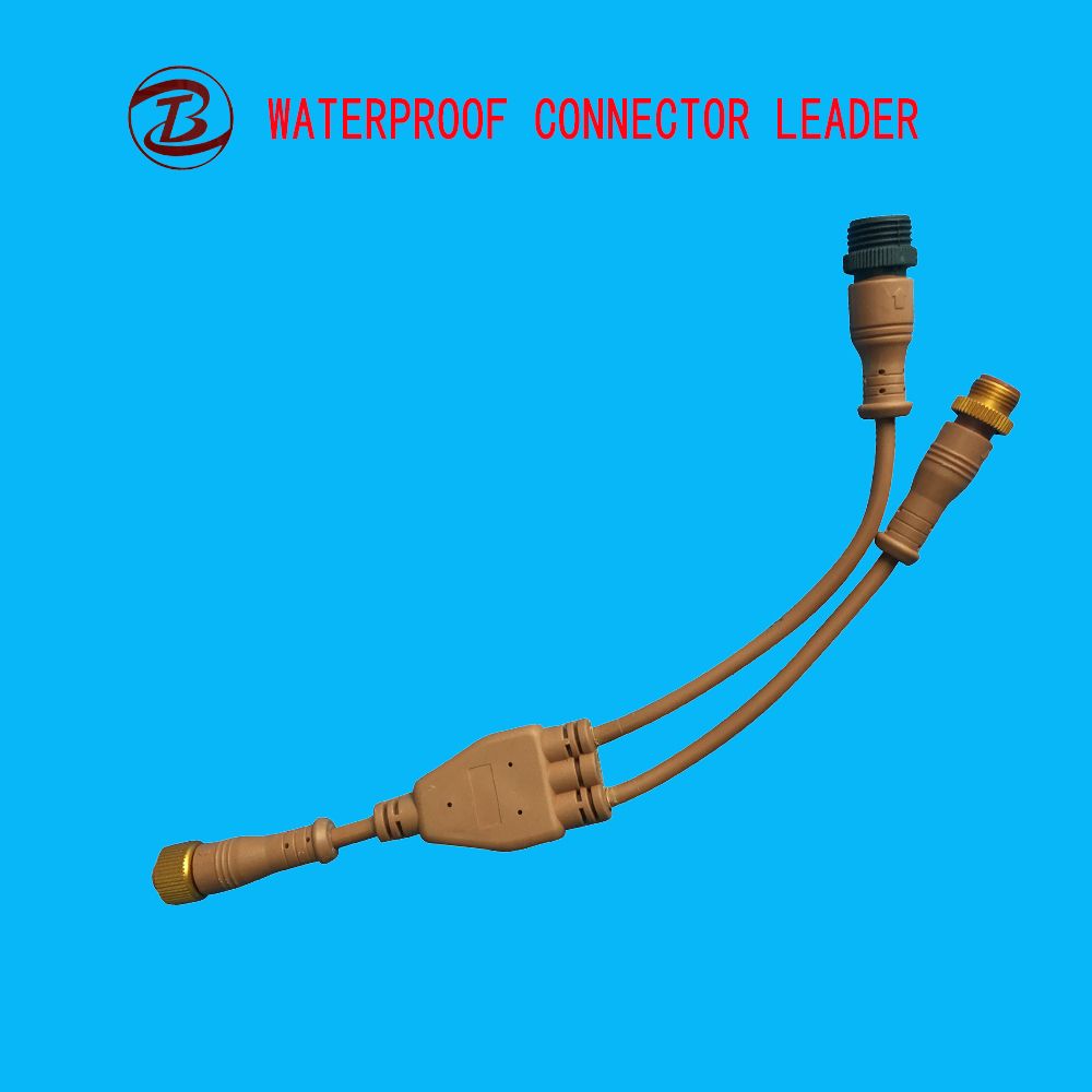 RoHS Approved Waterproof Y Connectors for LED Lights