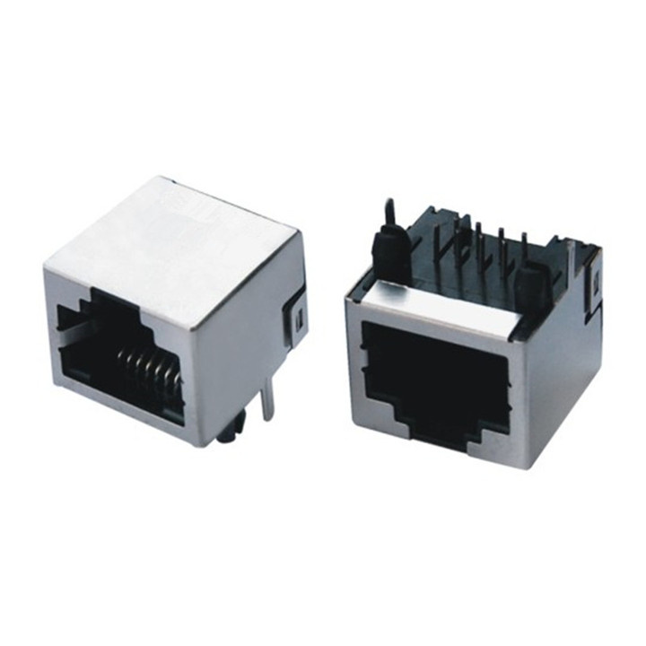 8 Pin Mini Shielding Shell Network Socket RJ45 Female Connector