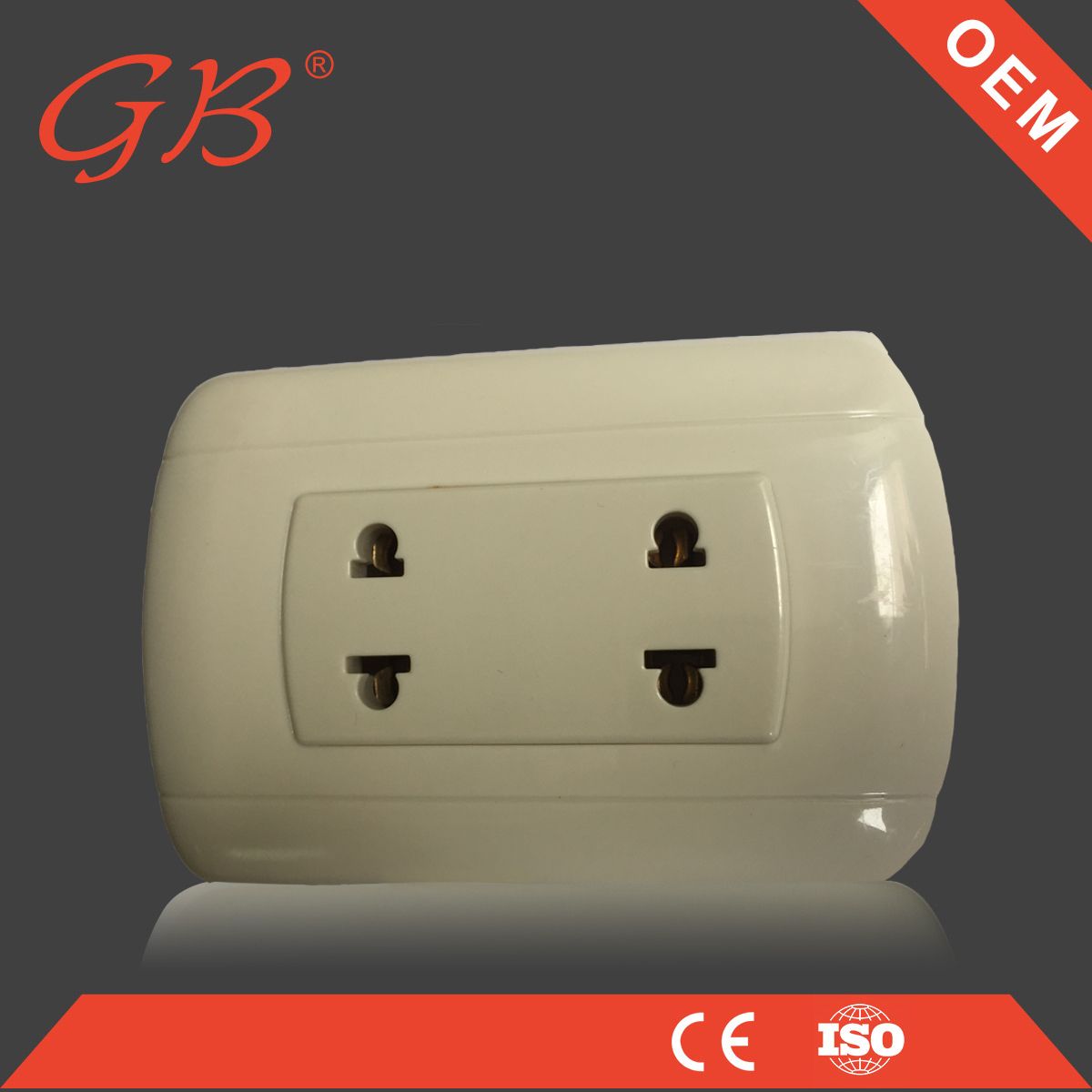 South American 2 Pins Wall Socket