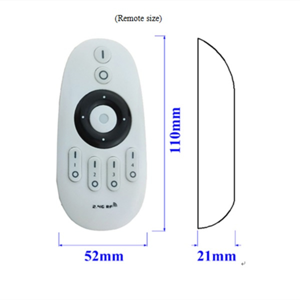 Milight 2.4G 4-Zone Single Color LED Strip Dimmer