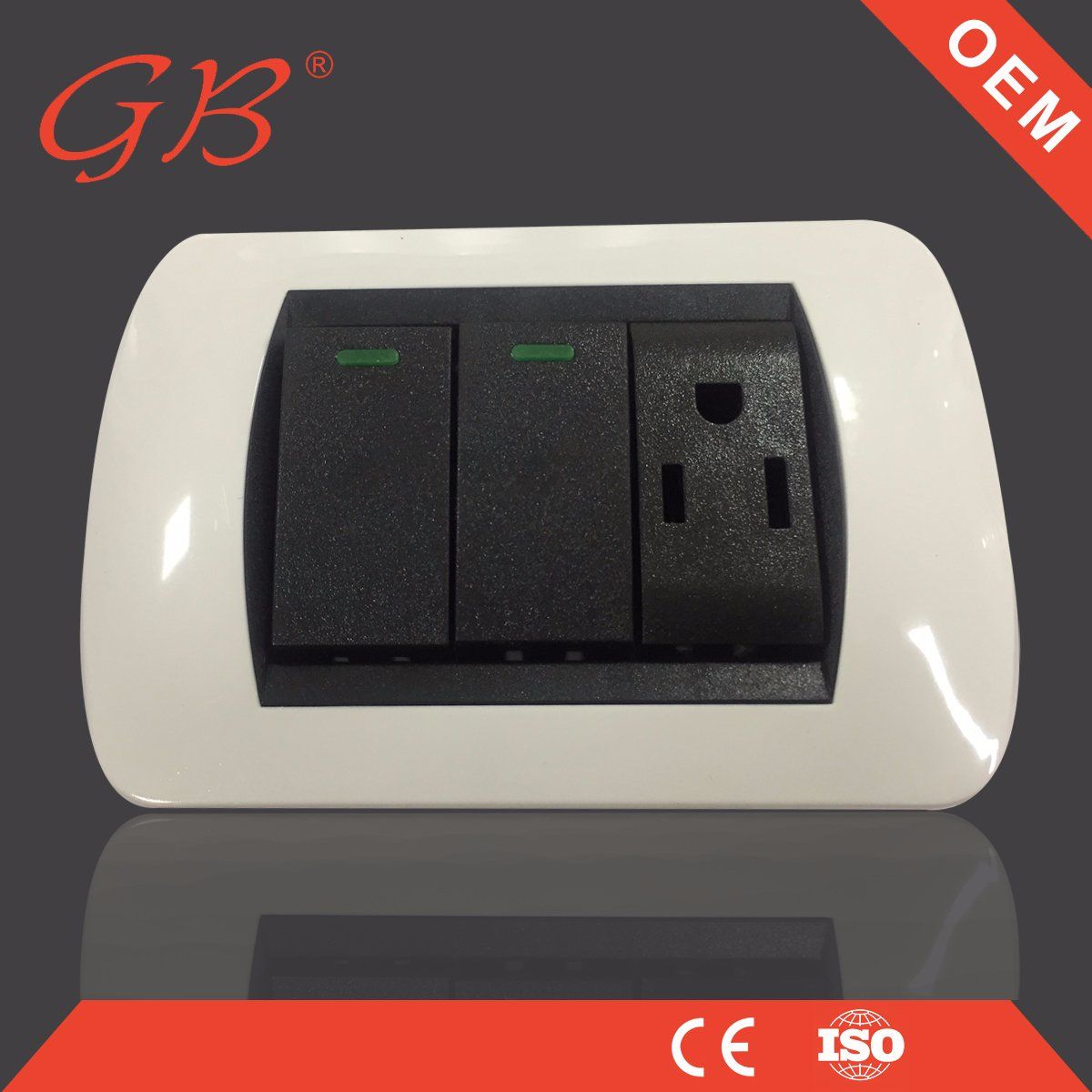 Wholesale Electrical Switch Socket for South American Wall Switch Socket