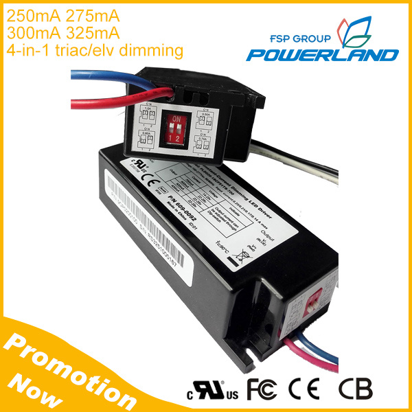 UL List 11-13W 250mA 275mA 300mA 325mA 4-in-1 Triac Dimming LED Driver