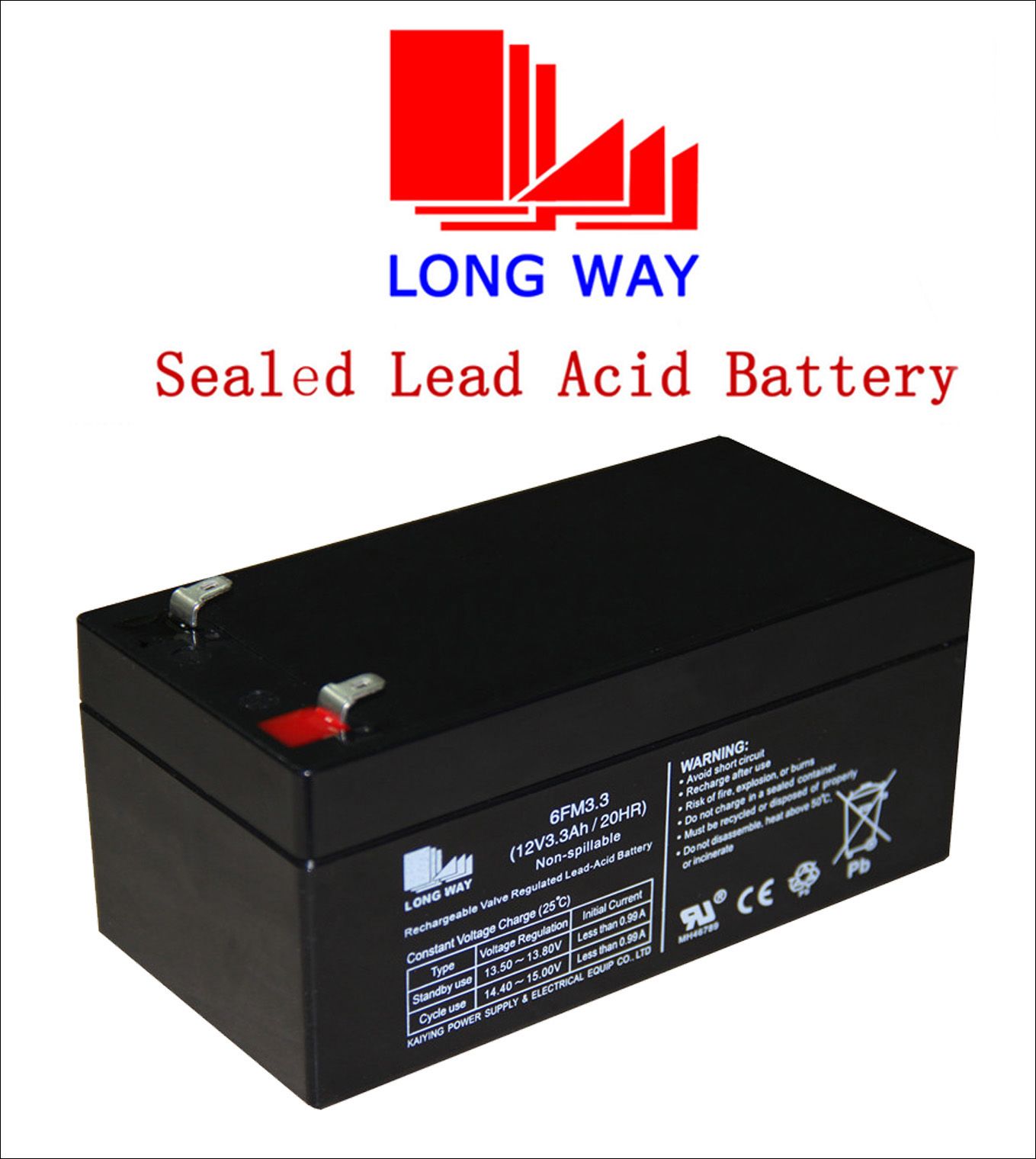 12V3.2ah Lighting Rechargeable Battery