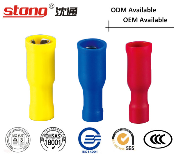 FRD Bullet Shape Female Pre-Insulated Terminal Connector Pvt Joint