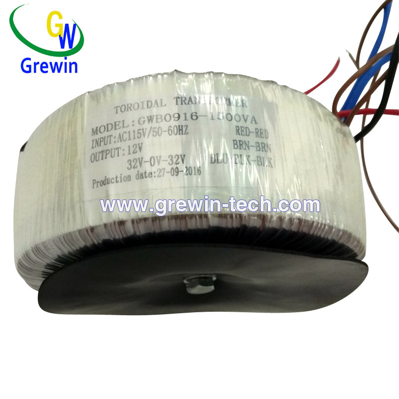 Three Phase Power Toroidal Transformer for Machine