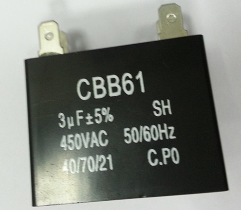 Cbb61 Fan Motor Run Capacitor