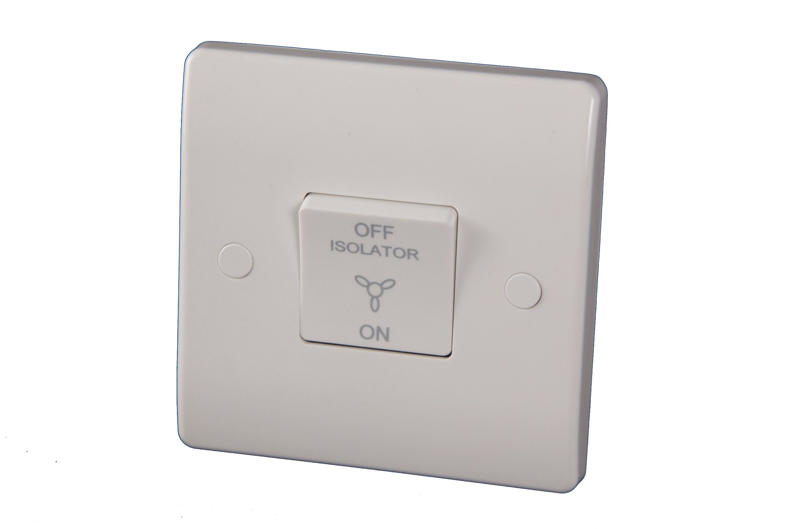 UK 1 Gang 1 Way 3-Pole Fan Switch