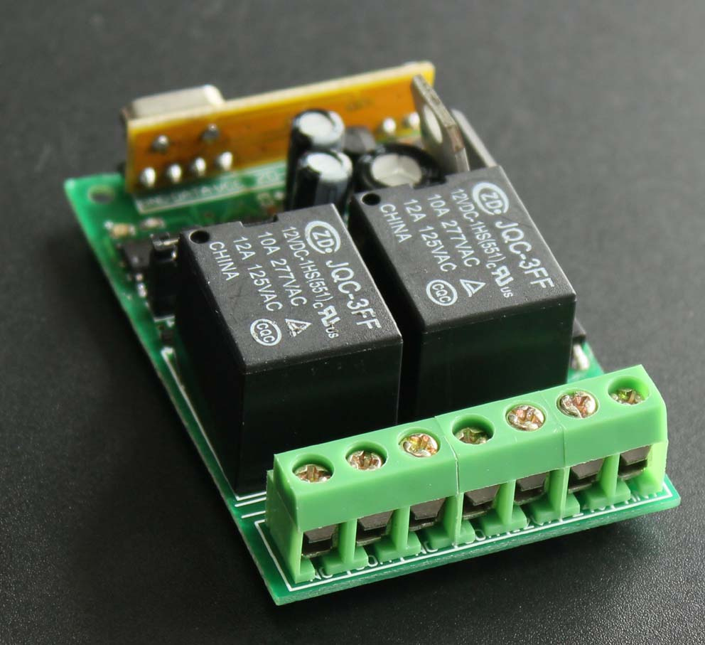 Universal Receiver 2 Channels 12V/24V Hcs301 Receiver