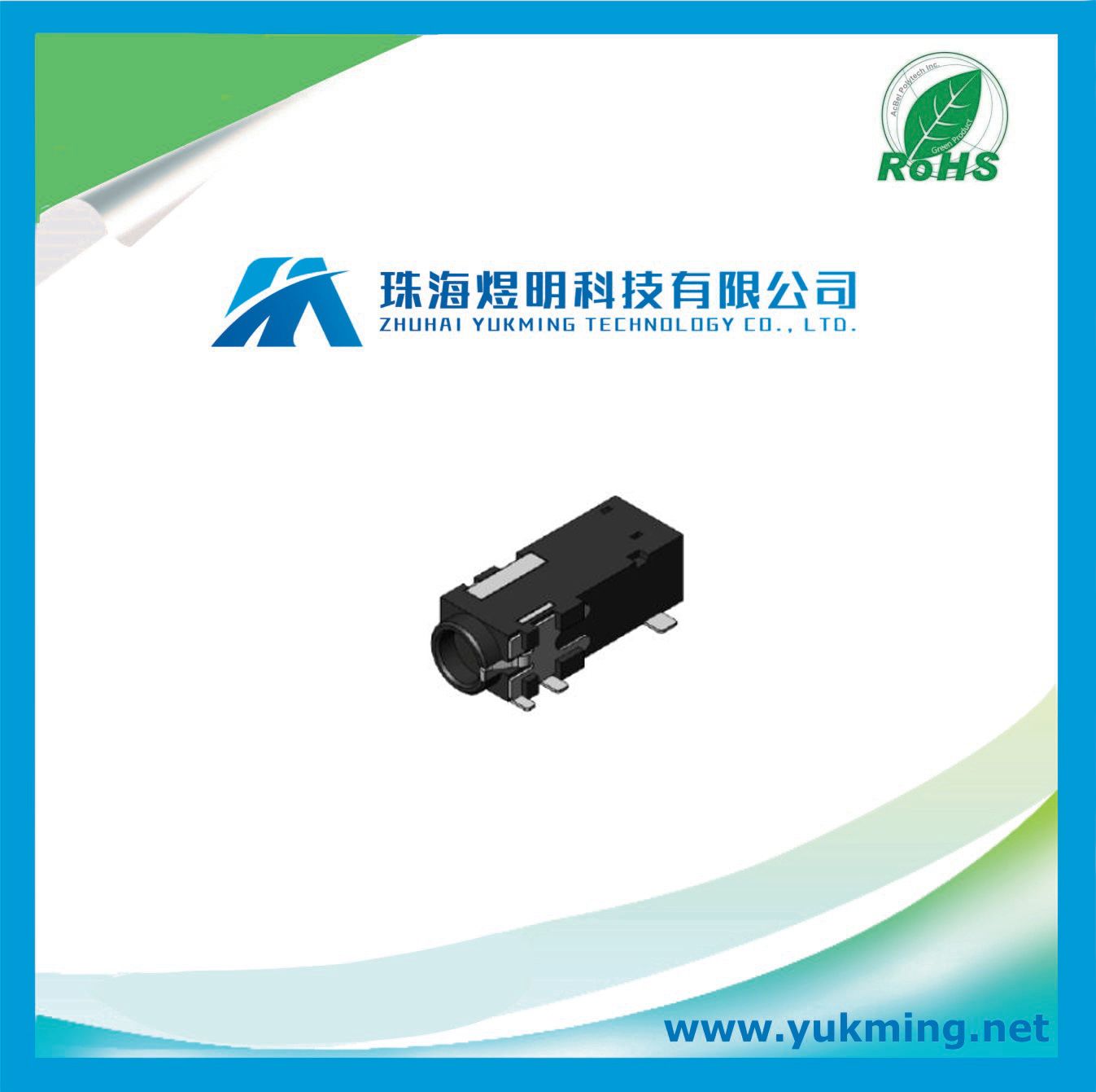 Electronic Component 3.5 mm Audio Jacks Sj-43516-SMT