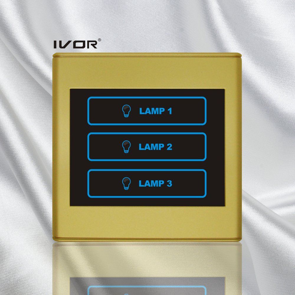 3 Gangs Lighting Touch Switch Plastic Frame (SK-T2300L3)