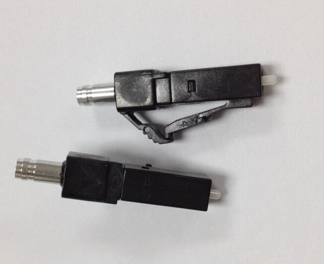 LC/PC Multimode Simplex Black Fiber Optic Connector