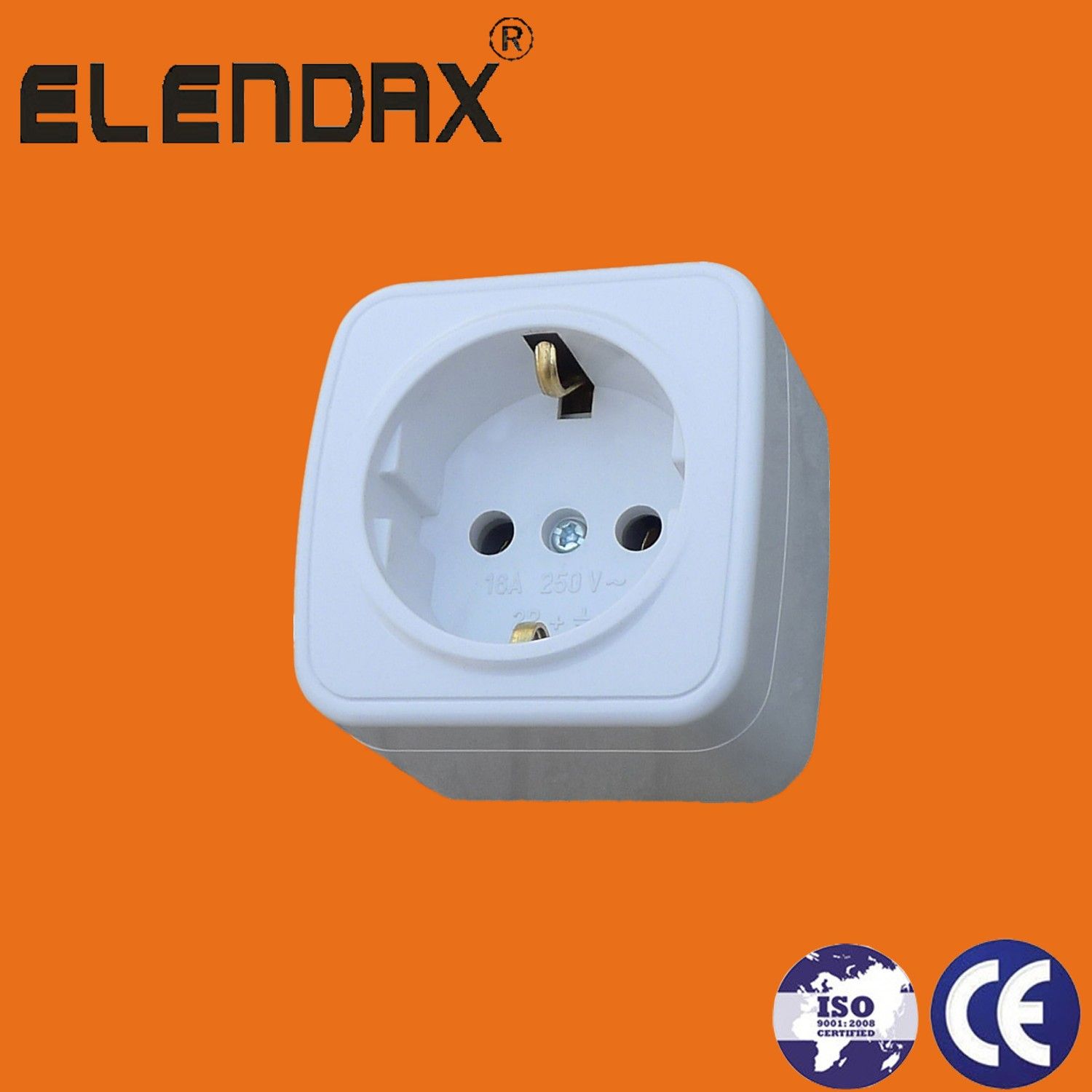 New Russian Style Schuko Socket Outlet
