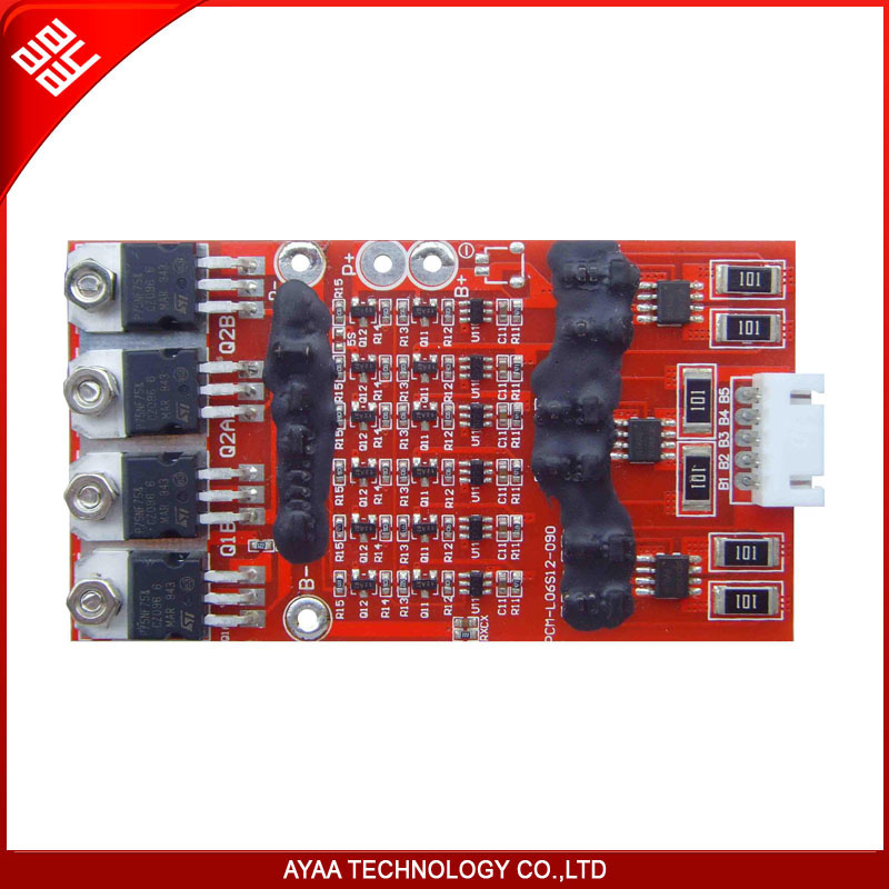 PCM/BMS for 6s 19.2/22.2V Li-ion/ LiFePO4/ Lipo Battery Pack