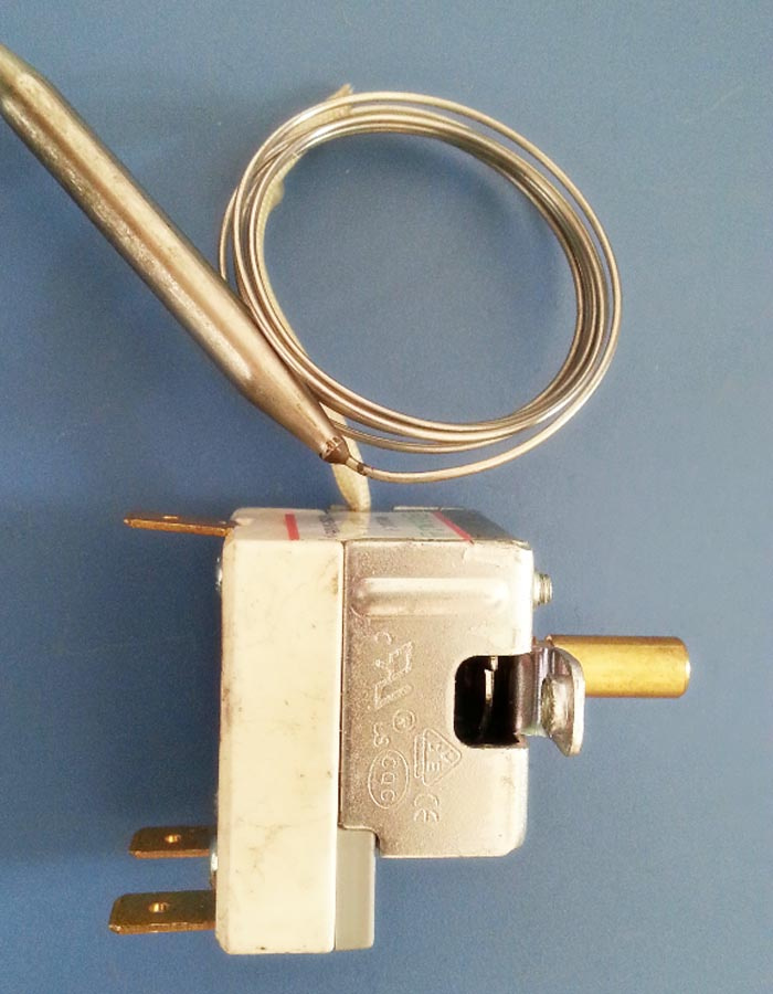 Adjustable Capillary Thermostat Bimetal Thermostat for Water Heater Fry Pot Frying Pan Fryer Deep Fryer Pan