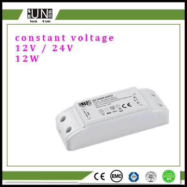 18W 24V High Power Factor Constant Voltage LED Driver, DC Power Supply, LED Power Supply, 24V LED Transformer