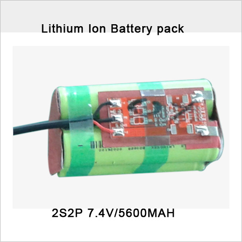 7.4V 5.6ah Lithium-Ion Rechargeable Battery Pack