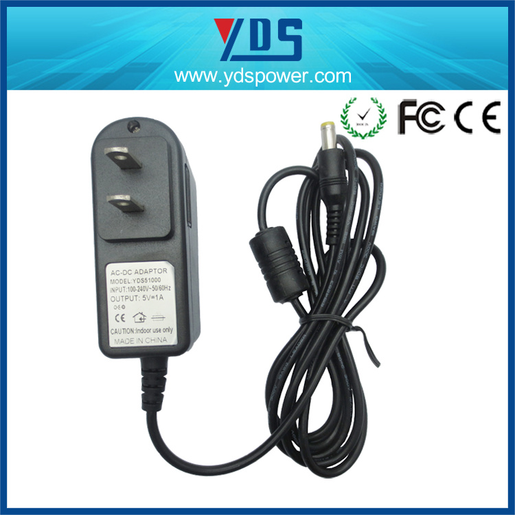 5V 1A Us Wall Plug Adapter