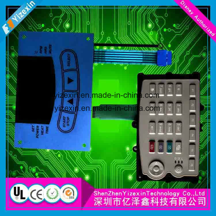 Control Keypad Circuit Print Overlay Keyboard Membrane Switch
