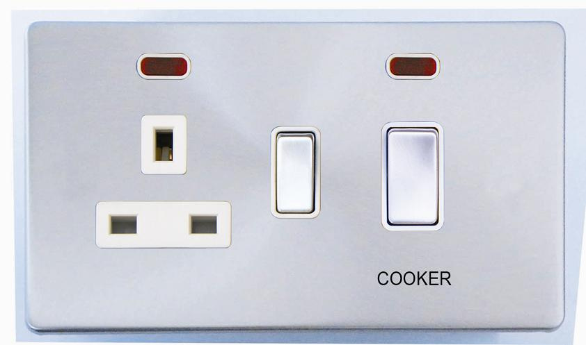 Screwless Range Cook Switch Socket