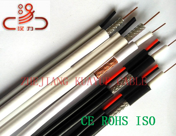 Combined Cable Rg59 Coaxial+Cat5e/Computer Cable/ Data Cable/ Communication Cable/ Connector/ Audio Cable