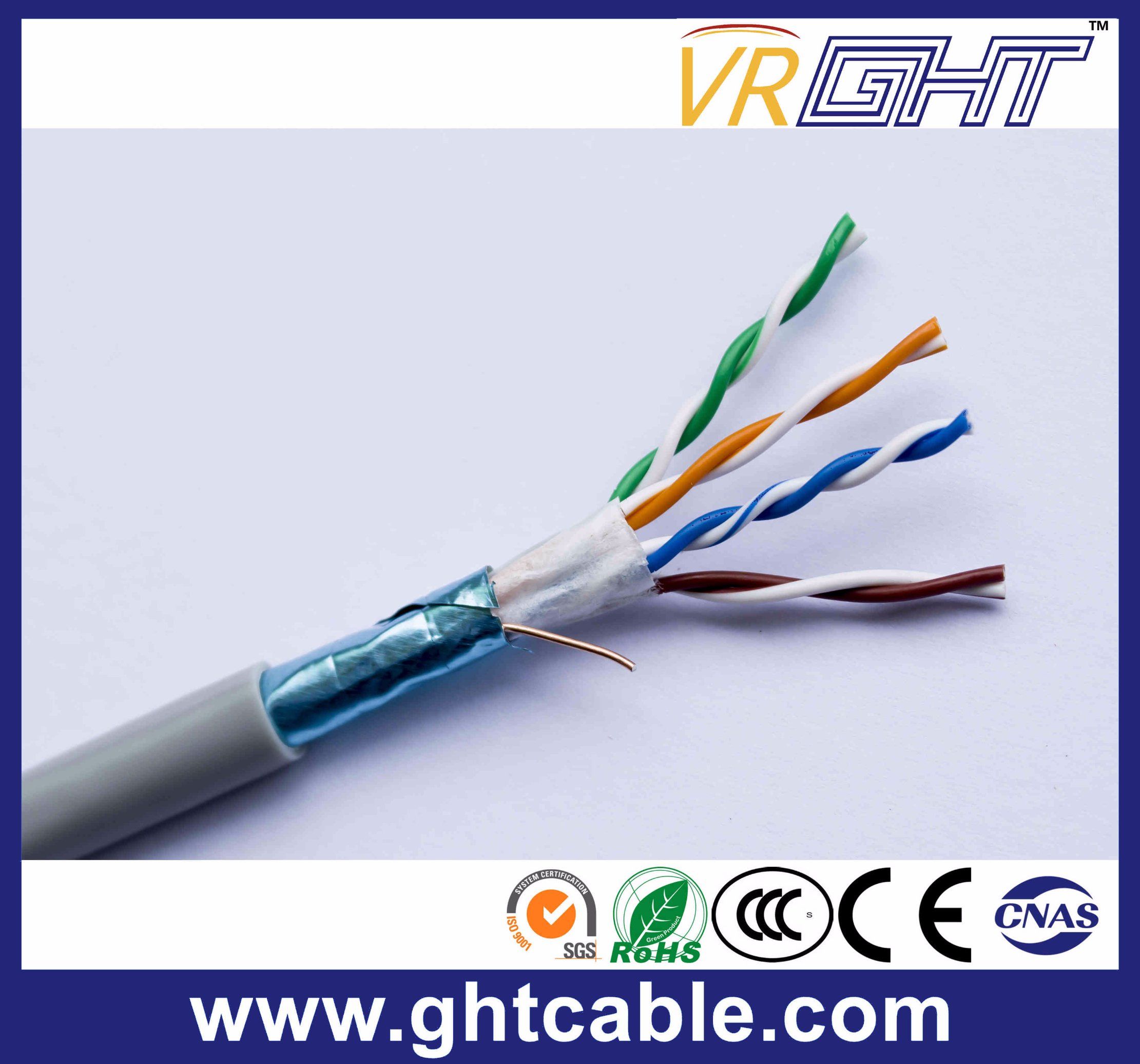 LAN Cable Indoor FTP Cat5e CCA Cable 24AWG Network Cable