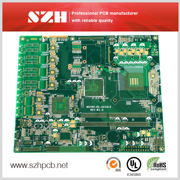 Shenzhen RoHS 4 Layers Fr-4 Immersion Gold PCB