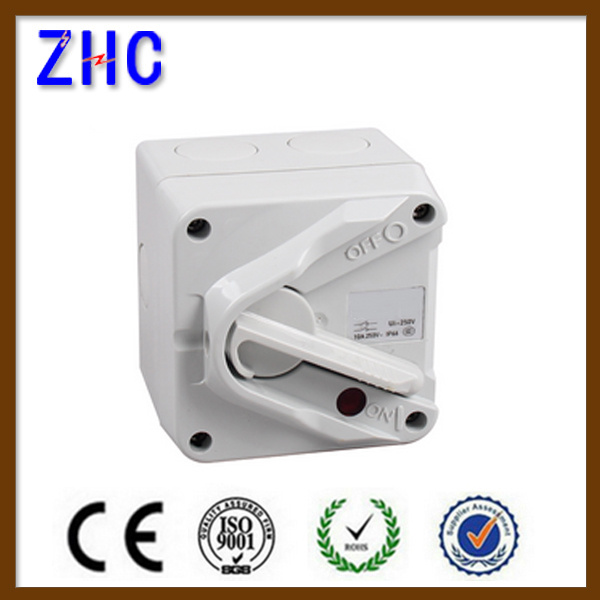 1 Pole 15 AMP IP66 Waterproof Electrical Power Isolating Switch