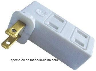 3 Outlet Grounding Plug Adapter