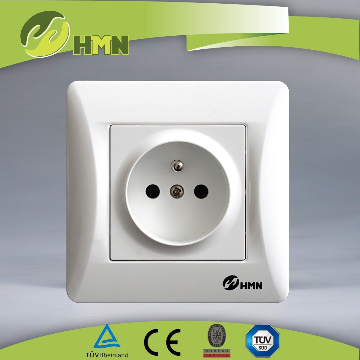1 Gang French Socket NF Certified EU Standard Switch