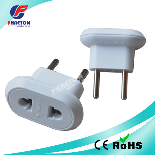 2 Pin Round to 2 Pin Power Adaptor Plug
