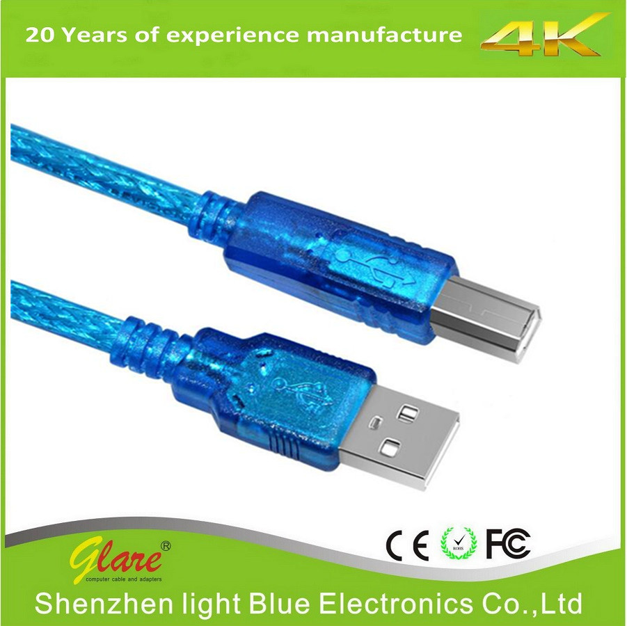 3 Meter Black USB Printer Cable for Computer