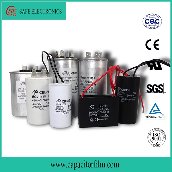 Air Conditioner Motor Starting Running Capacitor (CBB65)