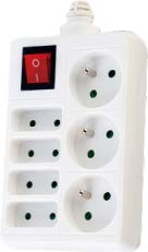 7 Outlets Power Socket, Power Strip with Switch (GGFNBK03/4)