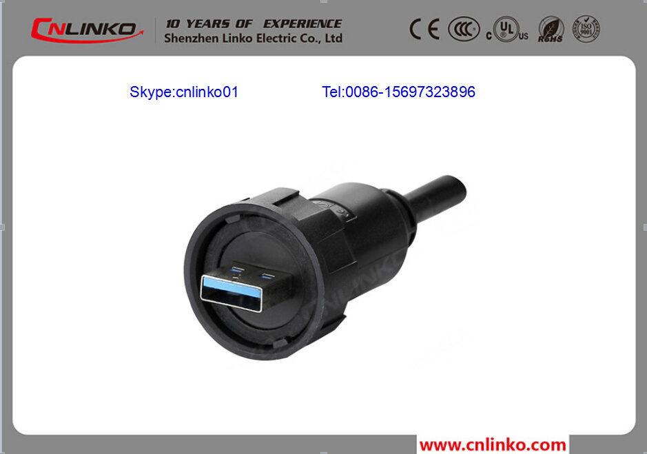 Ce Approved USB 3.0 Male Plug Cable Connector