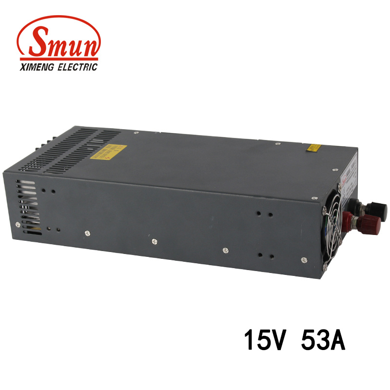 Smun S-800-15 800W 15VDC 53A Single Output Switching Power Supply