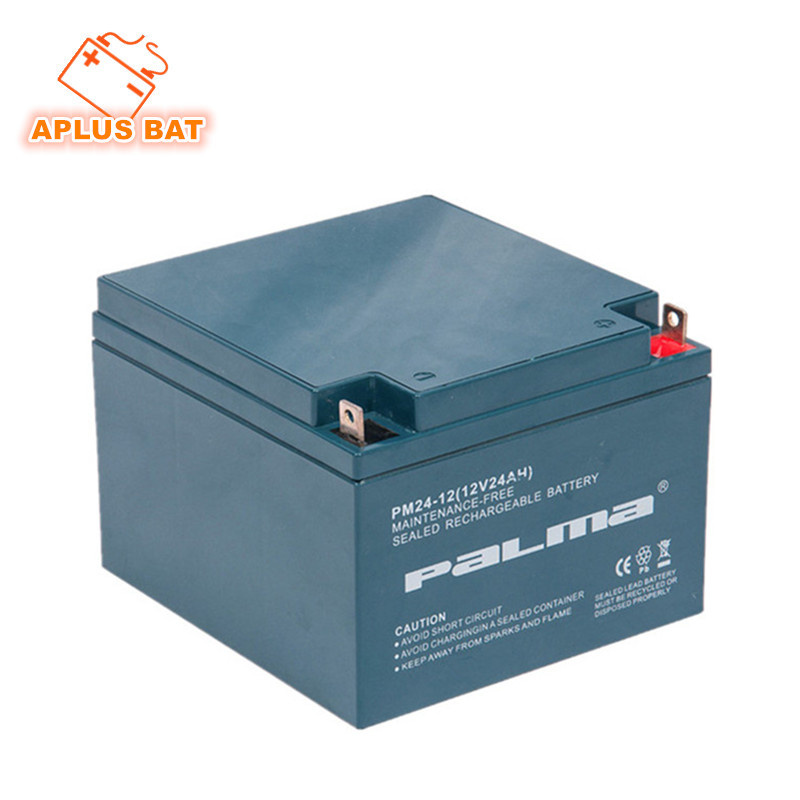 Lead Acid AGM UPS Deep Cycle VRLA Solar Batteries 12V24ah