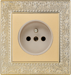 British Standard French-Style Wall Socket Flat (N4)