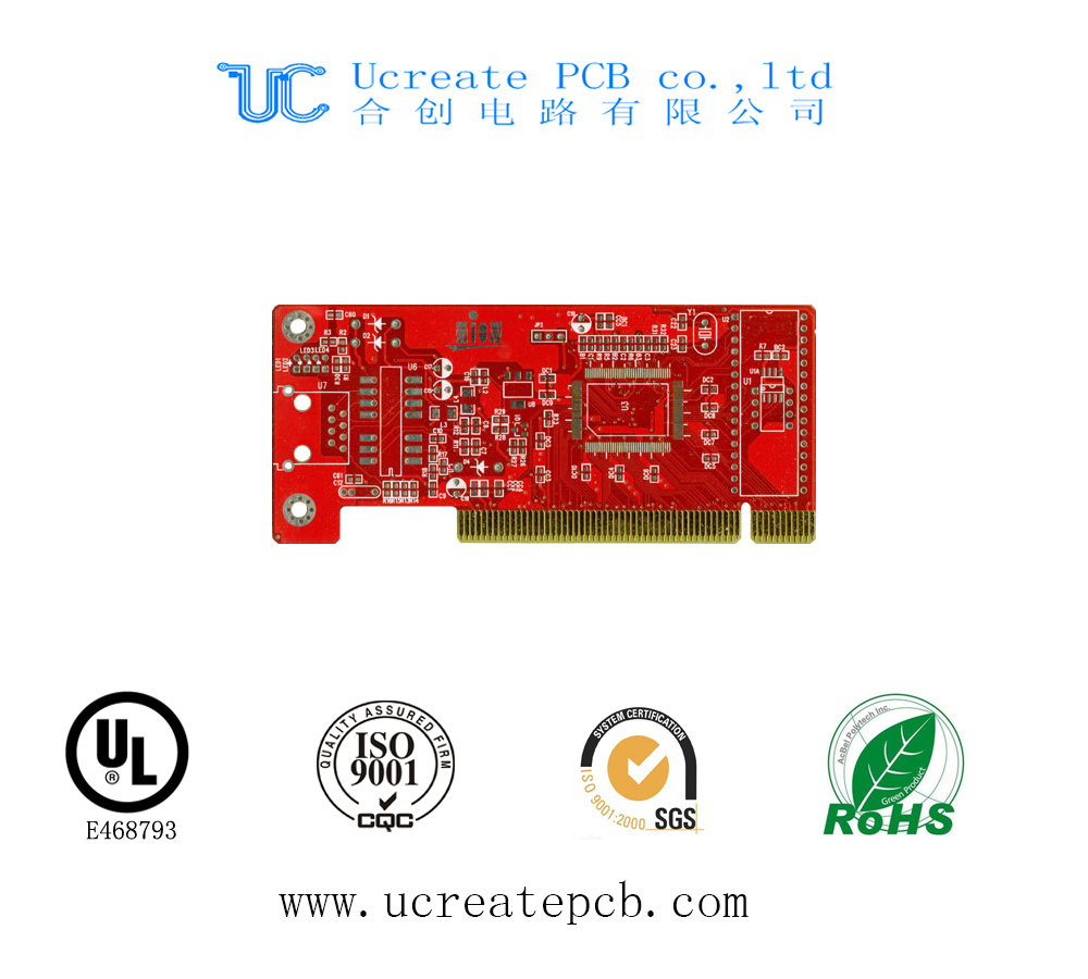 Professional Red Mask PCB with Good Quality